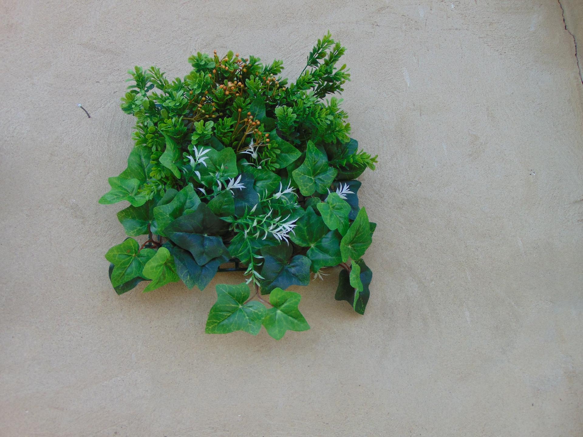 Pannello vegetato Boxwood cm. 33x33 - Sconti per Fioristi e Aziende . - in poliestere e lattice