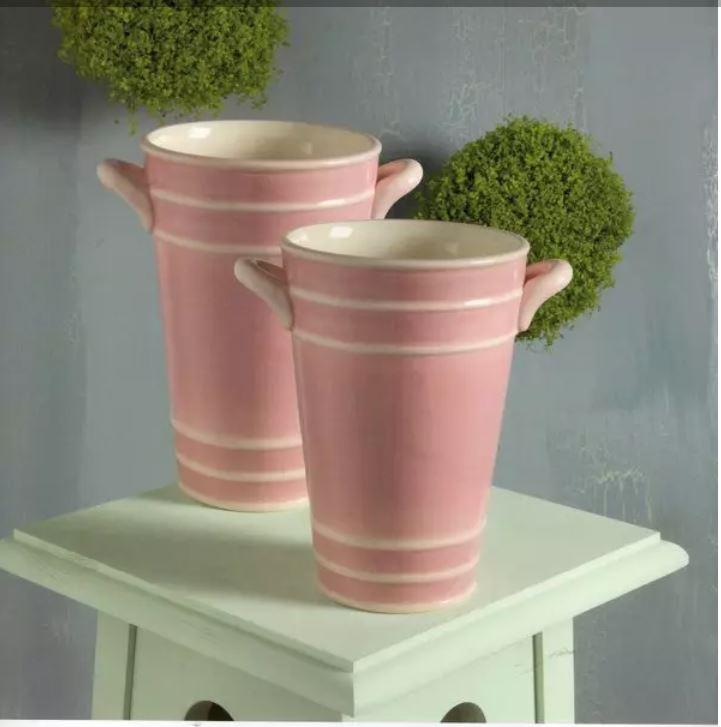 Vaso conico smaltato H 17 e H 20  - Sconti per Fioristi e Aziende - in vari colori