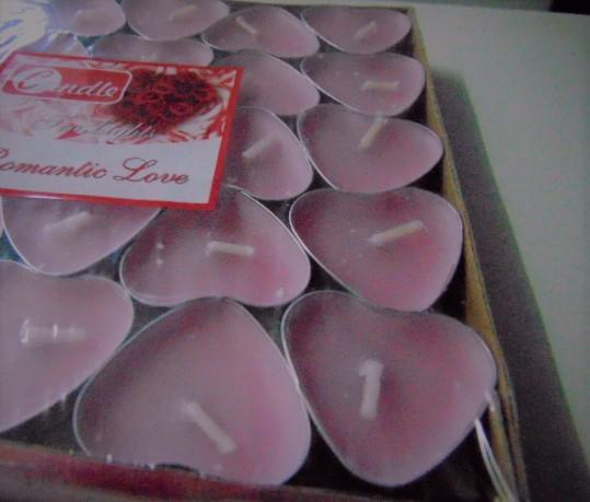 Cuoricino tea Light dm. 4,5 conf. 25 tea lights - Sconti per Fioristi e Aziende