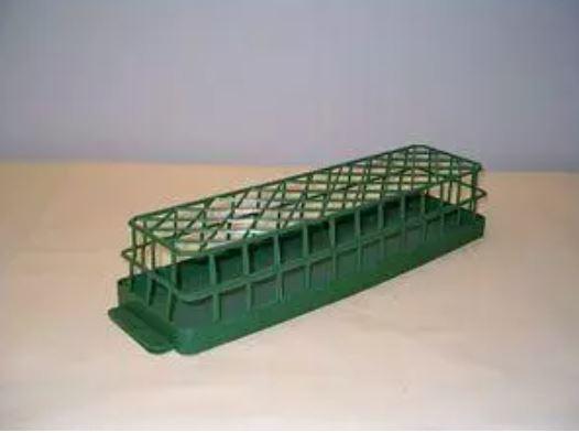 Gabbietta cm. 40 x 10 H 8  - Sconti per Fioristi e Aziende - Portaspugna senza spugna in plastica