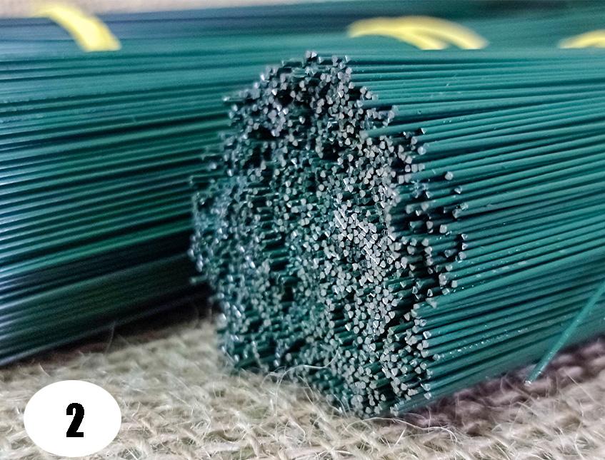 Ferro smaltato verde H 37  - Sconti per Fioristi e Aziende - Confezione da kg. 2,5