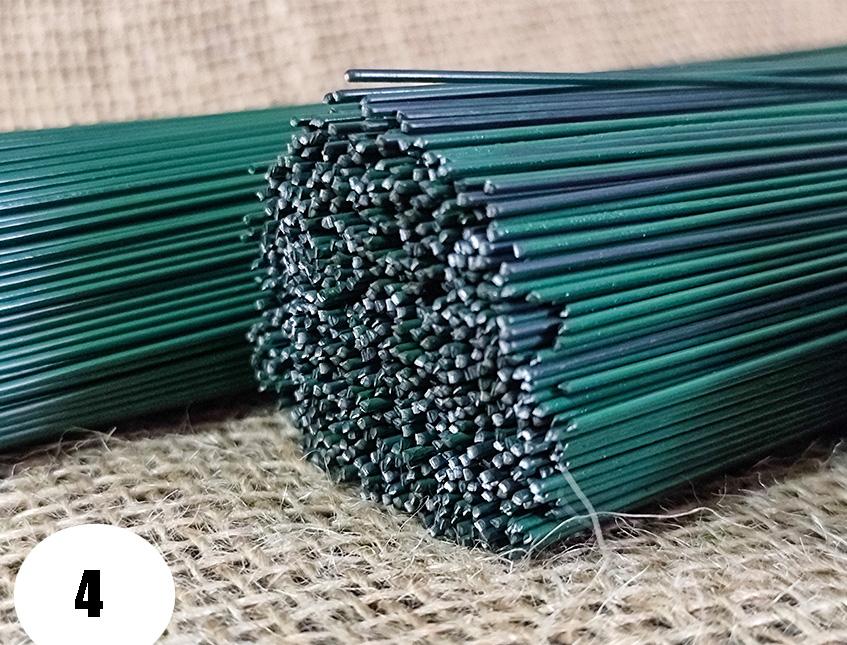 Ferro smaltato verde H 37  - Sconti per Fioristi e Aziende - Confezione da kg. 2,5