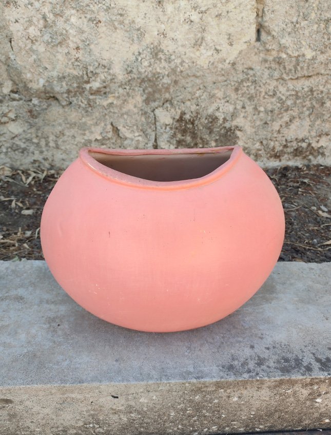 Vaso Terracotta Colorato  -  Sconto per Fioristi e Aziende - cm. 30x15 H 35 Mod. Bombato
