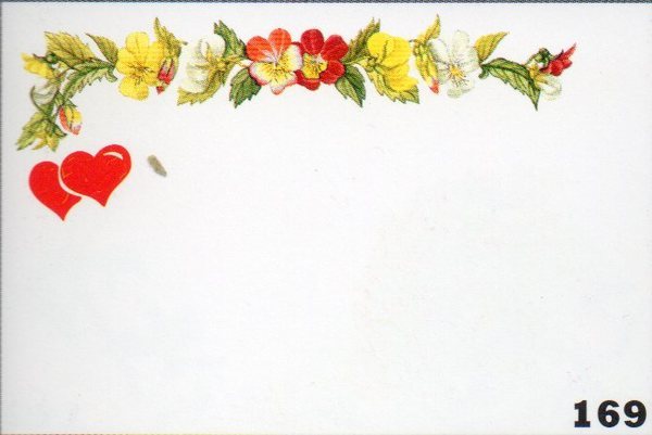Bigliettini Rose per San Valentino cm.9,5 x 6,3 - Sconti per Fioristi e Aziende