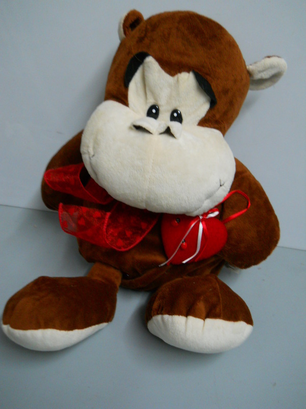 Peluches Savana con cuore Articolo per San Valentino - Sconti per Fioristi e Aziende .