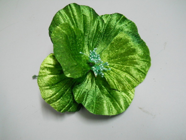 Hibiscus velluto con spilla - Sconto per Fioristi e Aziende - dm. 12