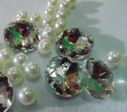 Swarovsky  Tondo in 9 misure - Sconti per Fioristi e Aziende mm. 10 12 14 16 18 20 25 27 30