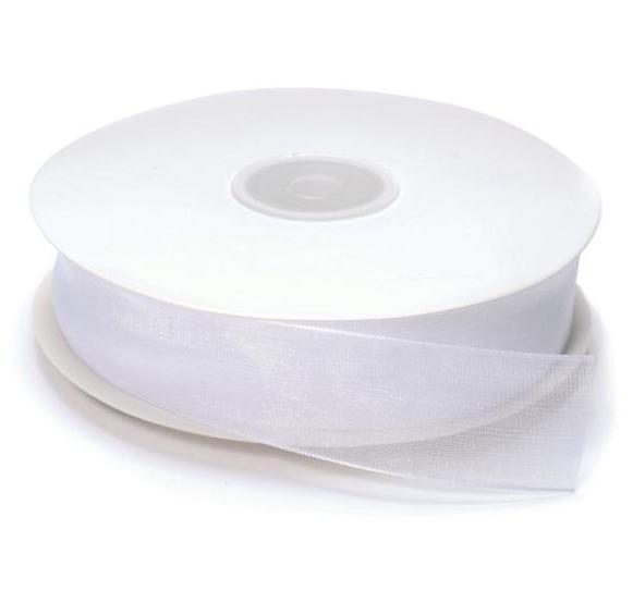 Nastro Organza H 10 mm. - Sconti per Fioristi e Aziende - Rotolo mt. 50 tinta unita
