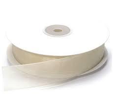 Nastro Organza H 10 mm. - Sconti per Fioristi e Aziende - Rotolo mt. 50 tinta unita