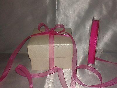 Nastro Organza H 10 mm. - Sconti per Fioristi e Aziende - Rotolo mt. 50 tinta unita