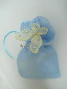 Sacchetto in organza con Farfalla  Nylon