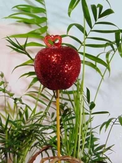 Frutta steccata glitterata  in 4 modelli - Sconti per Fioristi e Aziende