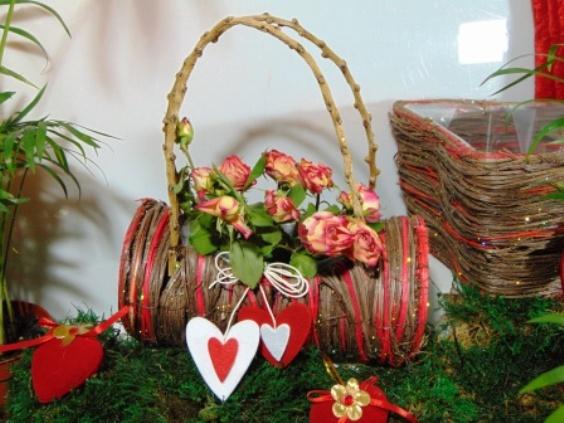 Borsette Rosse sea grass in 3 modelli Articolo per S. Valentino - Sconti per Fioristi e Aziende