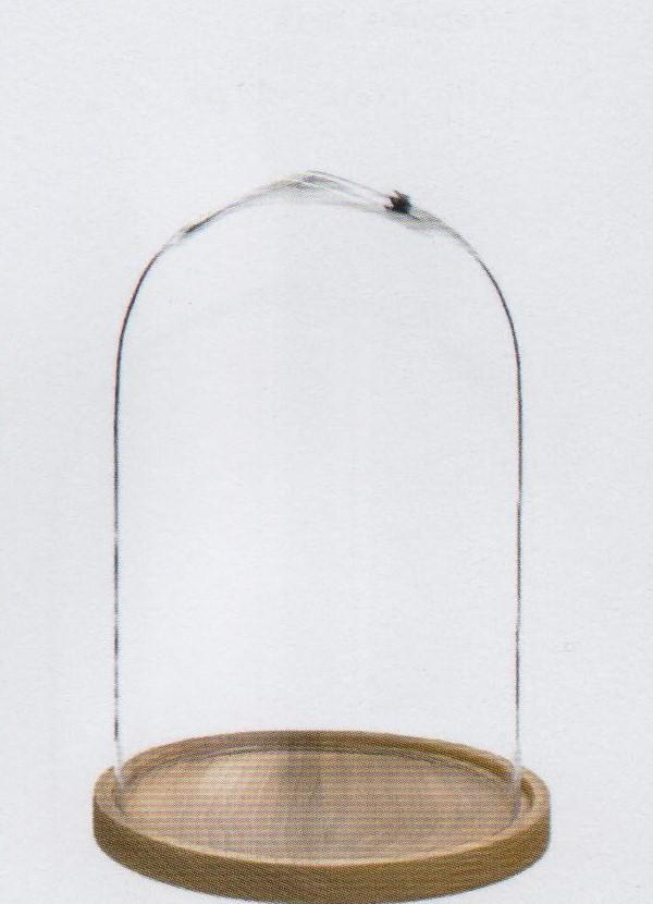 Campana in vetro H 30 dm.18,5 con e senza basi - Sconti per Fioristi e Aziende