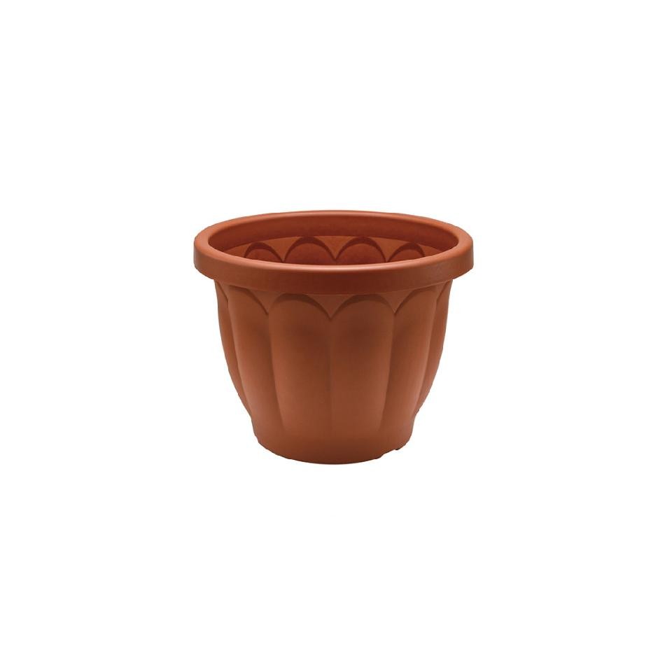Vaso Dorico in plastica color terracotta - Sconti per Fioristi e Aziende