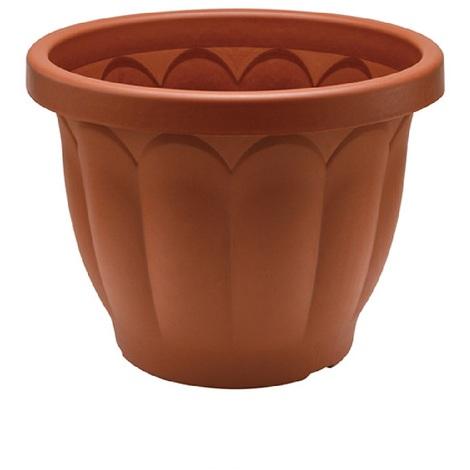 Vaso Dorico in plastica color terracotta - Sconti per Fioristi e Aziende