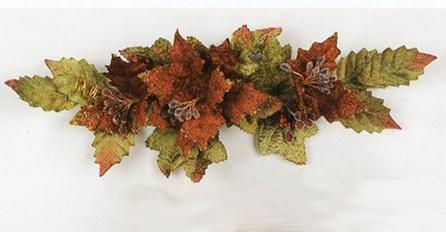Tralcio Sorriso Poinsettia  - Sconti per Fioristi e Aziende - Cm. 14 o cm 23 animato