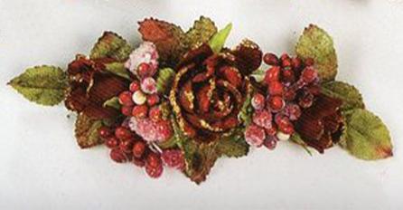 Tralcio Sorriso Roselline - Sconti per Fioristi e Aziende - Cm.14 o cm. 23 animato