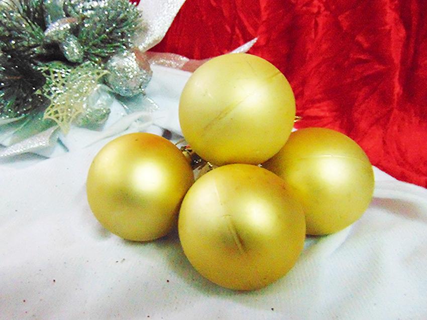 Palline di Natale Lucido/Matt  - Sconti per Fioristi e Aziende - cm. 8 Conf. 2 palline