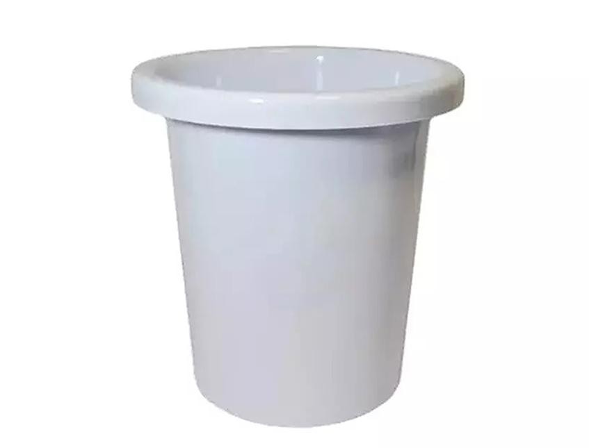 Mastello Portafiori H 36 dm. 36  bianco o verde Sconti per Fioristi e Aziende