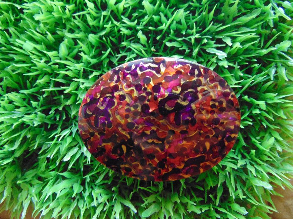 Fermaglio oval tartara madreperla 7 x 5,5 - Sconti per Fioristi e Aziende