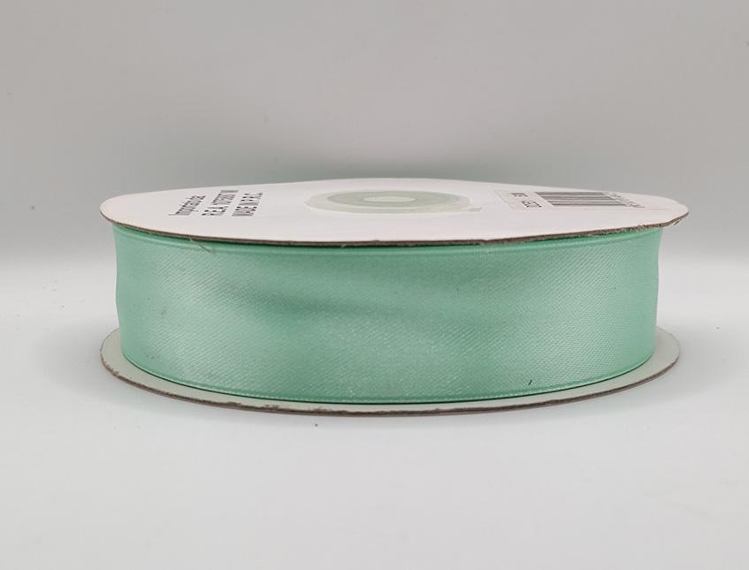 Nastro doppio raso da 50 mt. - Sconti per Fioristi e Aziende -Verde Acqua mm.10/15/25/40