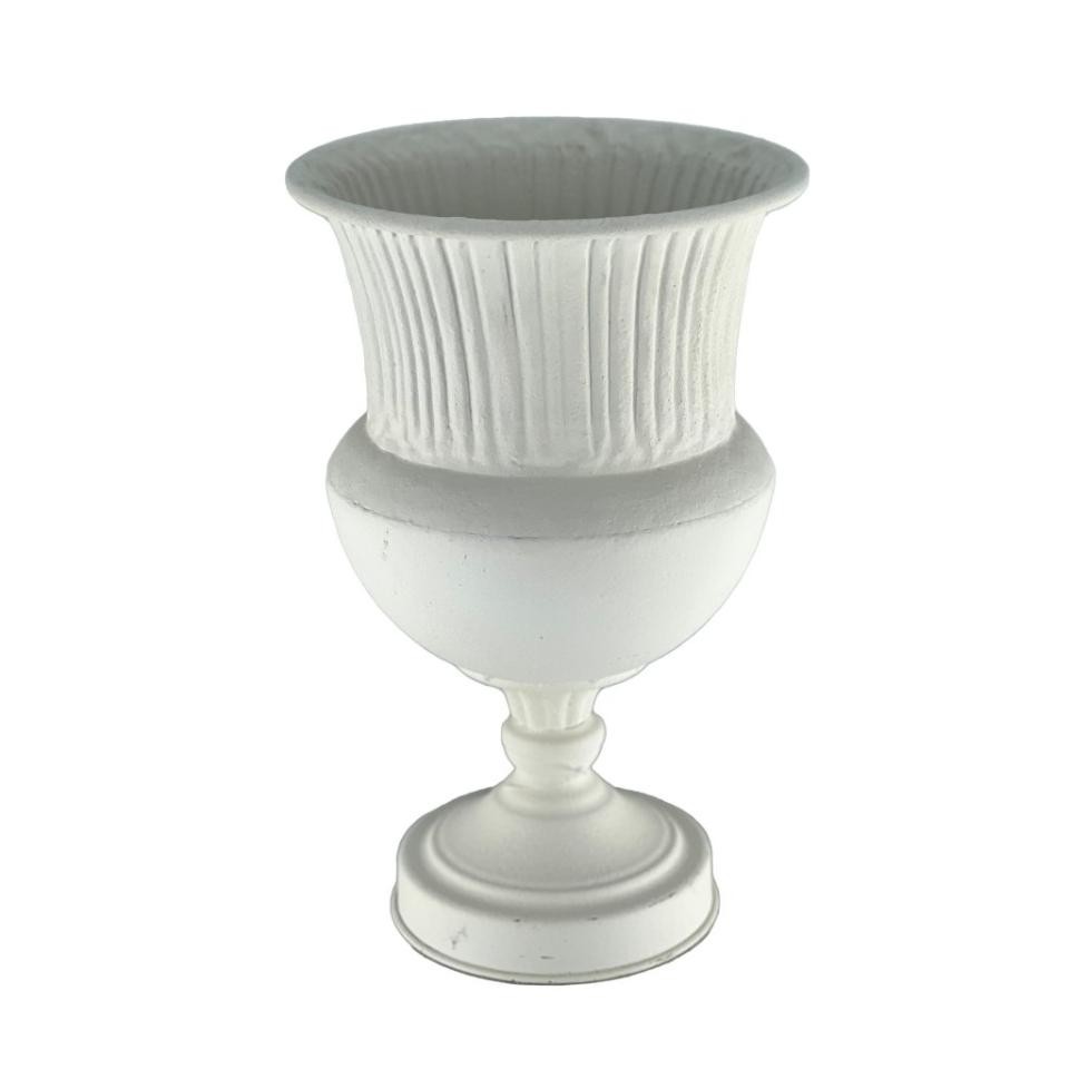 Coppa Elegante H 38 cm. - Sconti per Fioristi e Aziende . - Anticata in Oro o Bianco