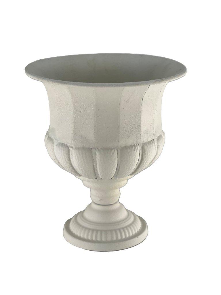 Coppa Bombata H 31 cm. -  Sconti per Fioristi, e Aziende . - Anticata in Oro o Bianco