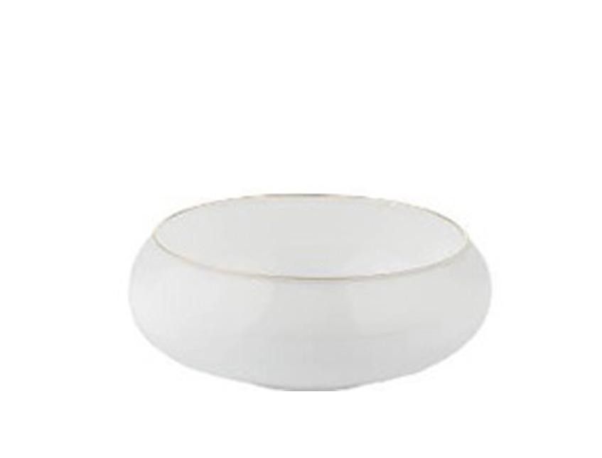 Calici, Ciotole e Profumatori in Vetro Bianco/Oro Linea Ticino Sconti per Fioristi, Wedding e Aziende