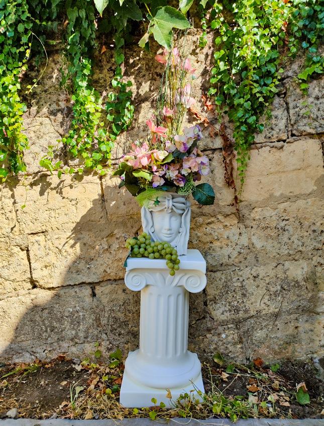 Colonna Romana in plastica - Sconti per Fioristi e Aziende . - H 50/70/100