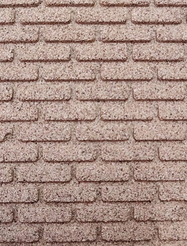 Pannello sughero mattoni - Sconto per Fioristi e Aziende . - 4 pezzi 10x25 Per Presepe