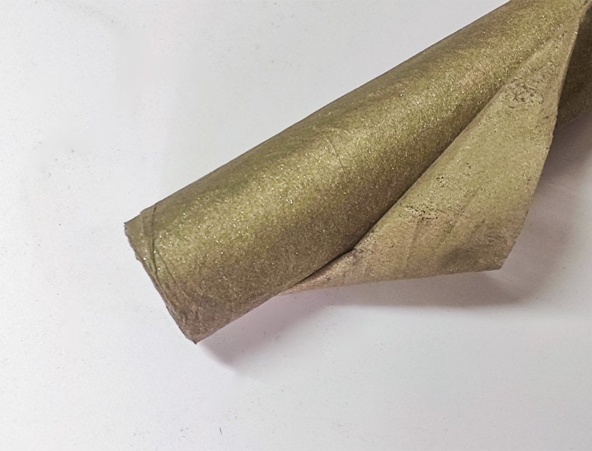 Bobina Velur Stesa H 100   - Sconti per Fioristi e Aziende - Rotolo mt. 20 glitterata