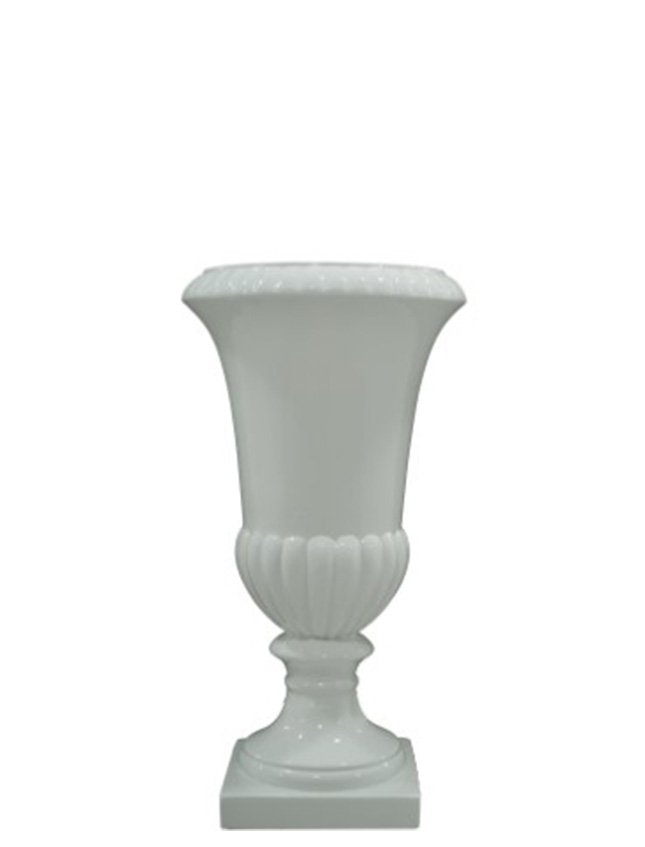 Coppa Romana Bianca Liscia  - Sconti per Fioristi e Aziende . - Vetroresina H 62/92/122
