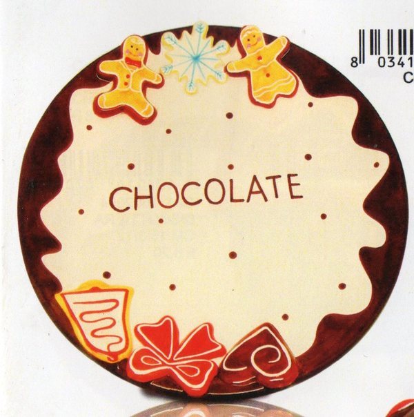 Piatti e biscottiere ceramiche - Sconti per Fioristi e Aziende - Crema e Cacao