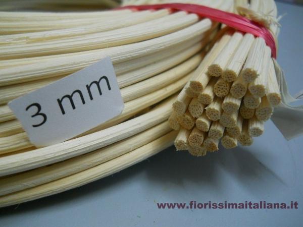 Midollino naturale a rotolo - Sconti per Fioristi e Aziende . - gr.200