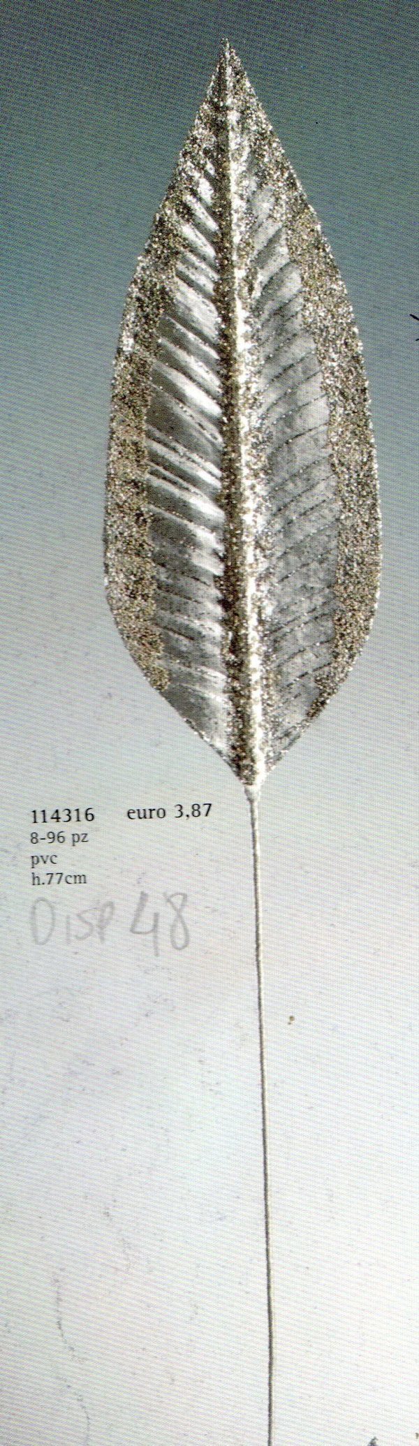 Foglia Banano H 60 e 77 - Sconti per Fioristi e Aziende - Glitterto Oro e Argento