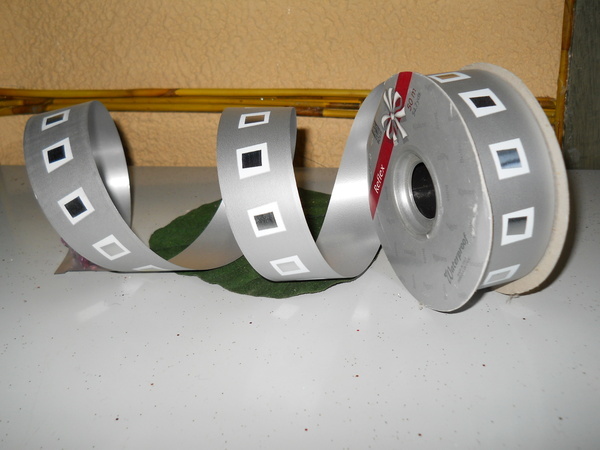 Nastro Boxton Reflex  - Sconti per Fioristi e Aziende - H 34 x 50 mt. fondo oro