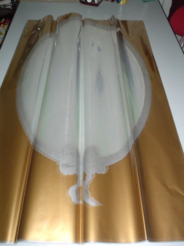 Foglio Cellofan Cornice Gialla H 100 x 130 Conf. x 25 fogli - Sconti per Fioristi e Aziende