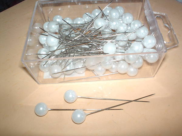 Spillone H 55 dm. 5 mm - Sconti per Fioristi e Aziende - con perla