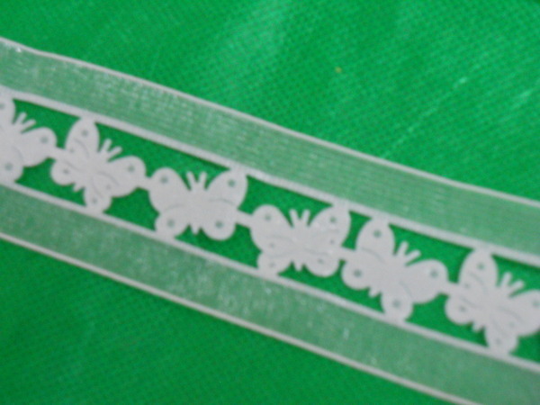 Nastro Farfalle H 38 x 10 mt in Organza Fustellata - Sconti per Fioristi e Aziende