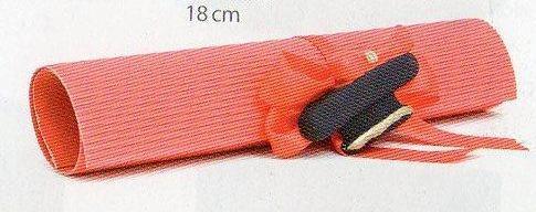 Pergamena Onda cm. 18 decorata