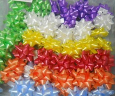 Stelline mix cm. 4,5 e 6,5   - Sconti per Fioristi e Aziende - Colori assortiti