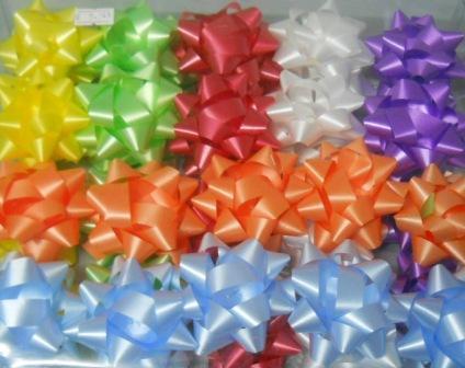 Stelline mix cm. 4,5 e 6,5   - Sconti per Fioristi e Aziende - Colori assortiti