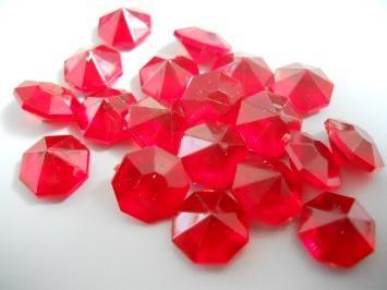 Diamanti forma ottagonali  - Sconto per Fioristi e Aziende - mm. 18 busta 40 pezzi