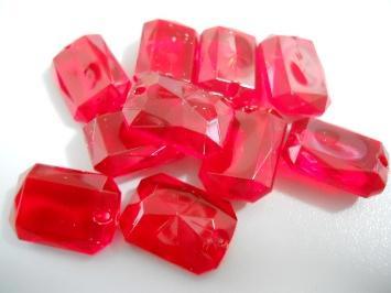Diamanti rettangolari - Sconto per Fioristi e Aziende - mm. 14 x 20 busta 40 pezzi