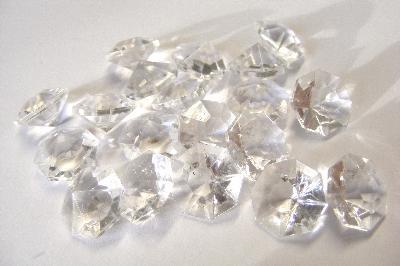 Diamanti Acrilico ottagonali - Sconto per Fioristi e Aziende - mm. 12 busta 120 pezzi