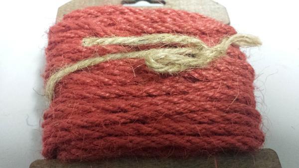 Cordone juta intreccio - Ultimo stock x 5 disponibile - rotolo H 15 mm x 10 Yds