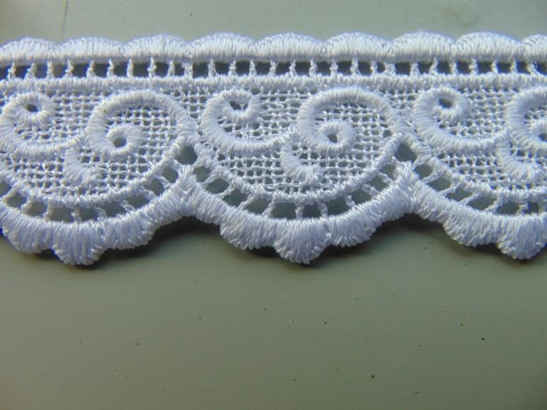 Merletto cotone ondina al metro in due colori - Sconto per Fioristi e Aziende