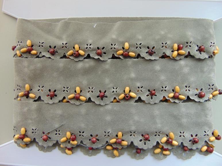 Passamaneria vellutata onde  - Sconti a Fioristi e Aziende - Con semini a decoro