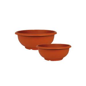 Ciotola campana in plastica color terracotta - Sconti per Fioristi e Aziende